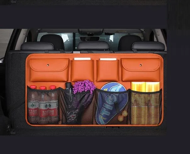 Универсальный автомобильный сетчатый органайзер для багажника регулируемая