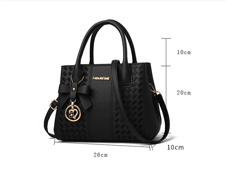 Women's Fashion Designer Tote Luxury Brand Leather Handbag Female Messenger Bag Solid Casual Ladies Crossbody bags Large
