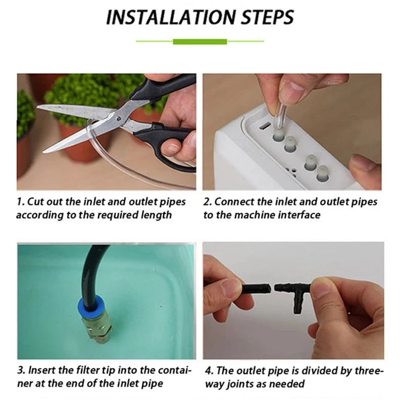 Умная Система капельного полива с двойным насосом садовая автоматическая