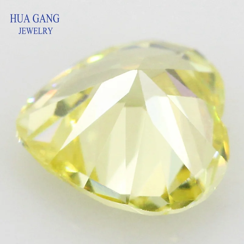 

5A Olive Heart Shape Cubic Zirconia Brilliant Cut Loose CZ Stone Synthetic Gems Beads For Jewelry 2x2-16x16mm Free Shipping