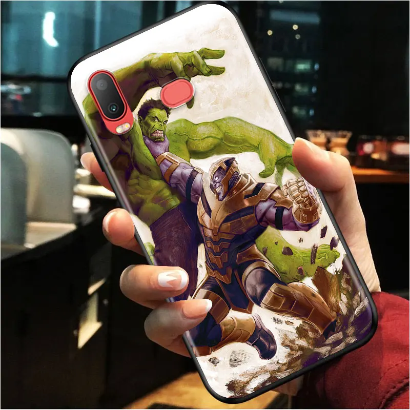

Marvel Hulk for Samsung A3 A5 A6 A7 A8 A9 A6S A750 A8S 2016 2017 2018 Star Plus TPU Black Phone Case