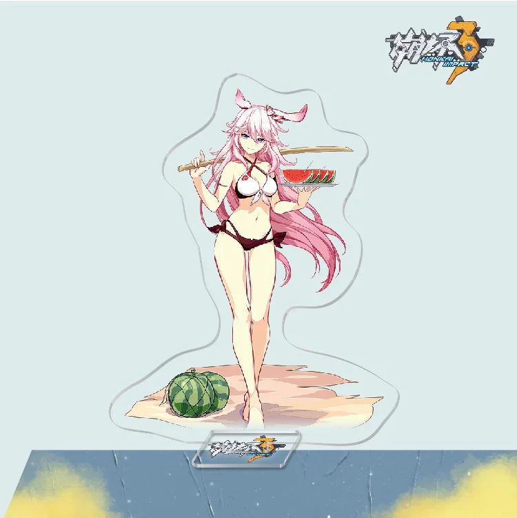 

New Hot Game Honkai Impact Stand Card Computer Desktop Decoration Givegift Christmas Friend Stand Card Model