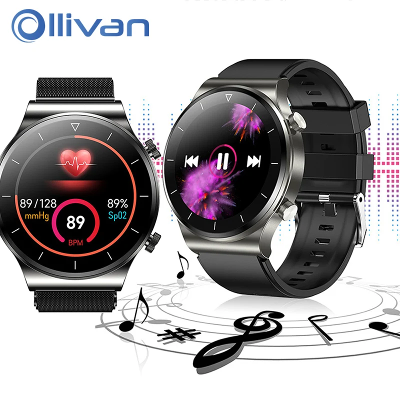 2021 Смарт-часы роскошные мужские умные часы пульсометр Bluetooth информация о звонках