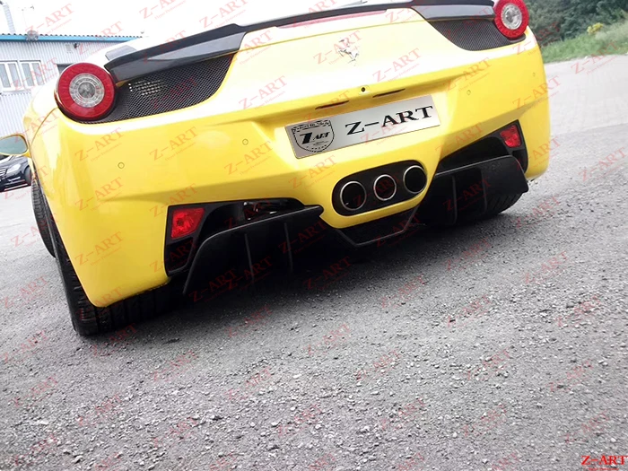 Z-ART полный комплект кузова из углеродного волокна для Ferrari 458 высокое качество углеродное волокно aerokit для Ferrari 458 углеродное волокно аэродинамический комплект