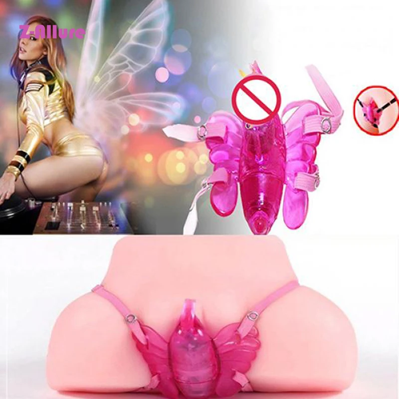 Носимые бабочки вибраторы для женщин клитор игрушки взрослых Женский Вибратор