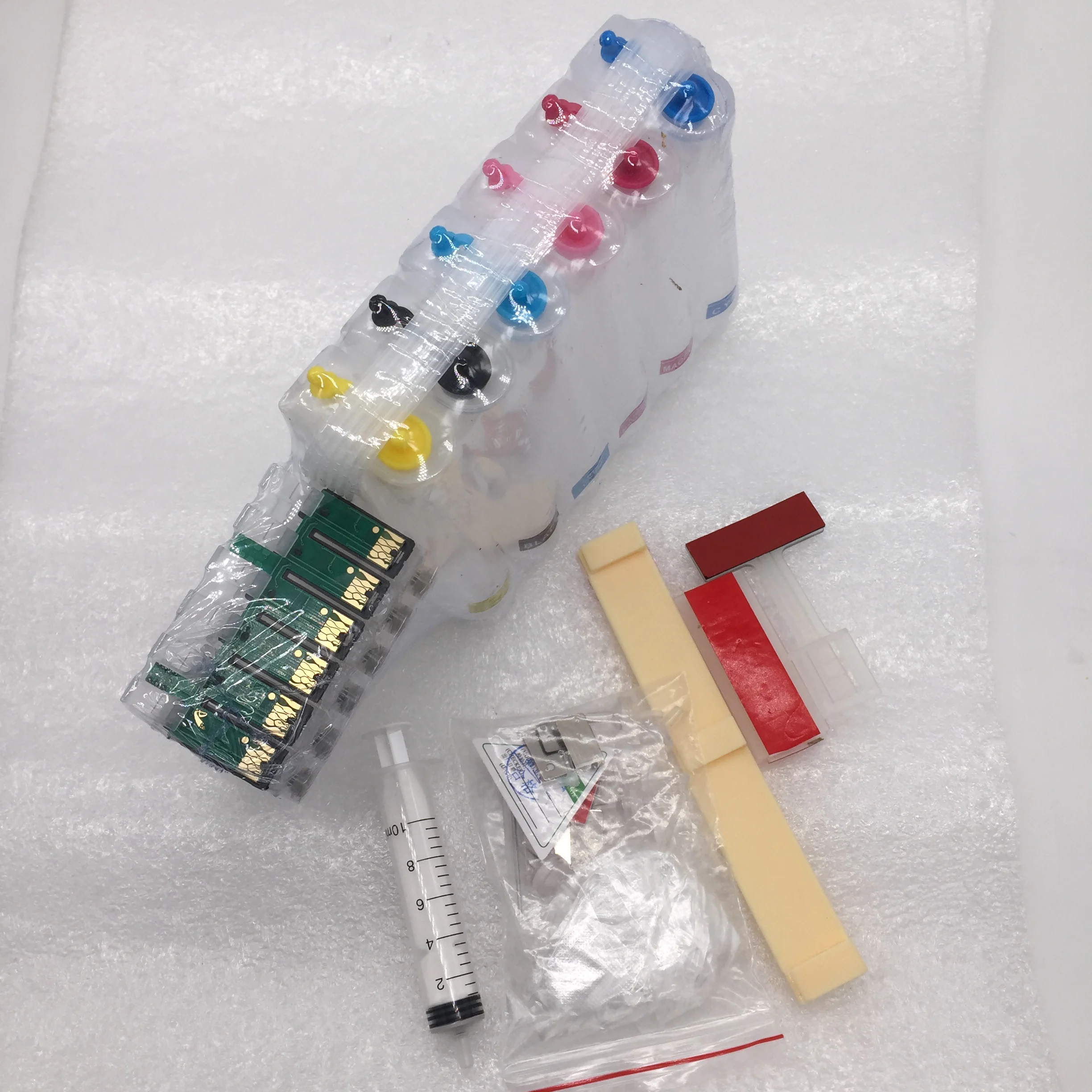 

Empty CISS T0821N T0826N Continuous Ink Supply System For EPSON STYLUS PHOTO T50 T59 TX650 printer parts