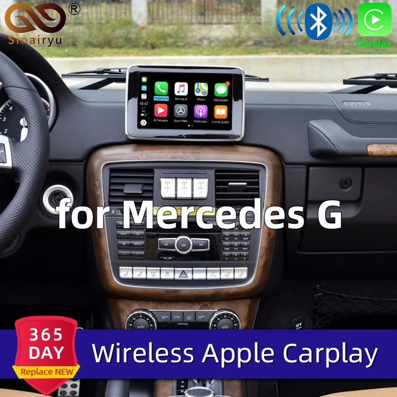 Sinairyu беспроводной Wifi Apple Carplay для Mercedes G class W463 12 15 NTG4.5/4 7 Автомобильная камера