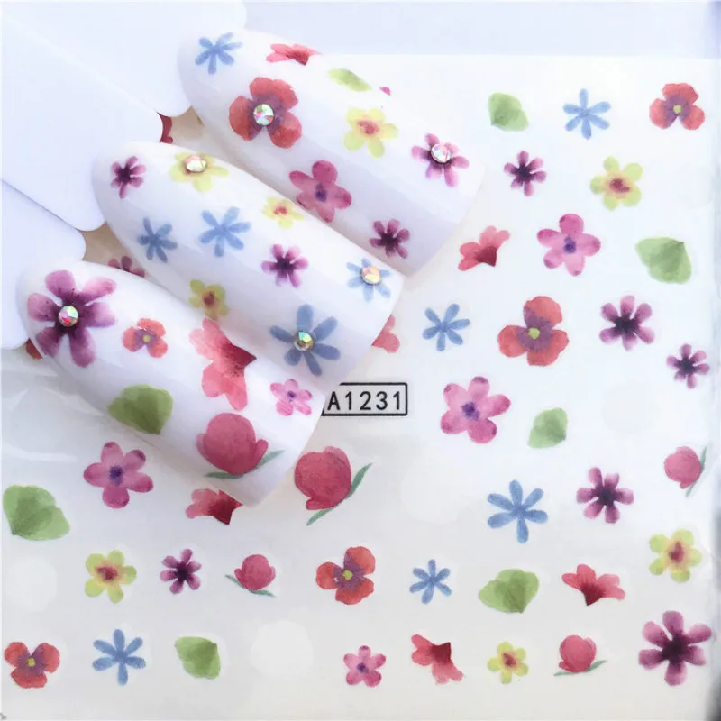 1Pcs Stylish DIY Cactus Flowers Nail Art Stamp Stamping Image Plate Stainless Steel Nail Template Manicure Stencil Tools 5 Style