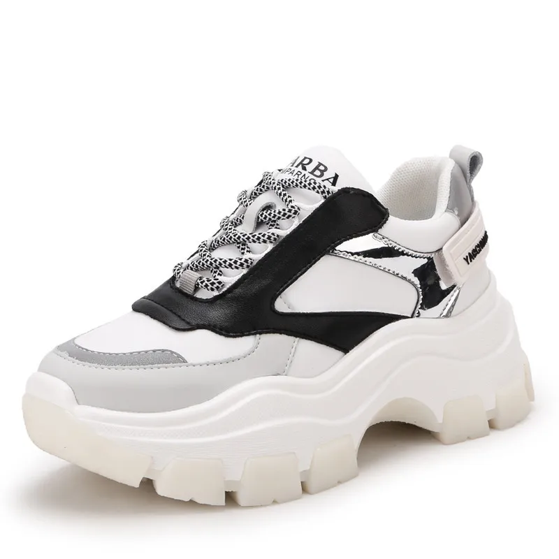 2020 сезон осень-зима Новинка Повседневная женская обувь на резиновой подошве из