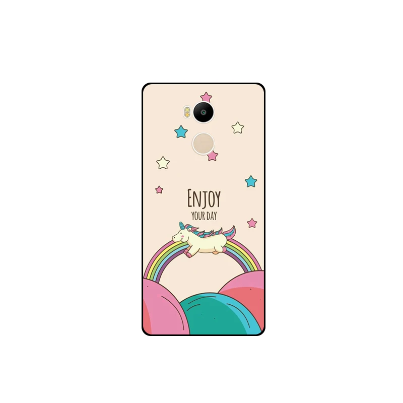 Чехол Happy Case для Xiaomi Redmi 4 Pro цветной чехол Prime (высокая версия) защитный силиконовый