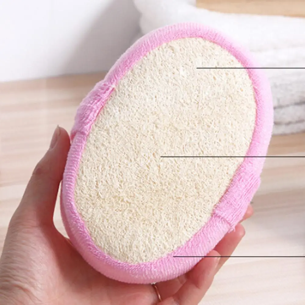 1 Pcs Soft Bathing Sponge For Shower Spa Exfoliator Scrubber Pad Cotton Flapping Reusable Face Cleaning Bath Brush | Дом и сад