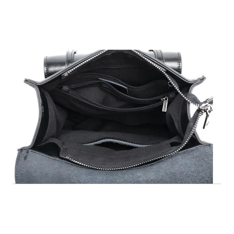 Кожаная сумка на плечо для мам женская Студенческая модный кожаный рюкзак из