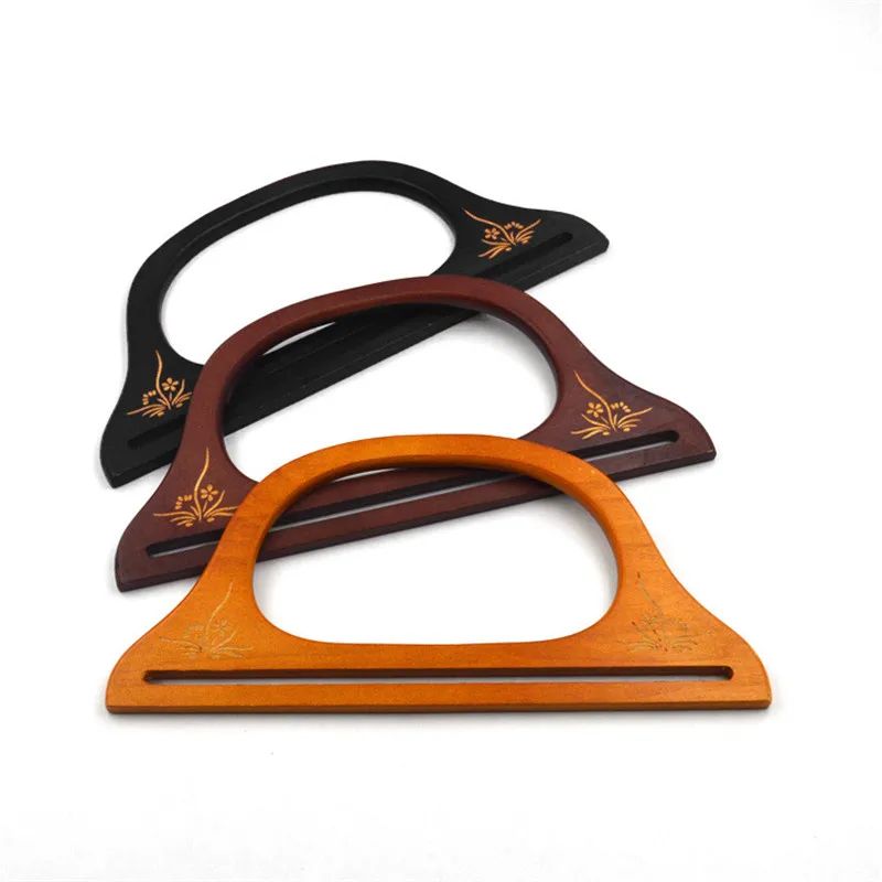 Детали женских сумок деревянная ручка для ручных Дамская ручная сумка