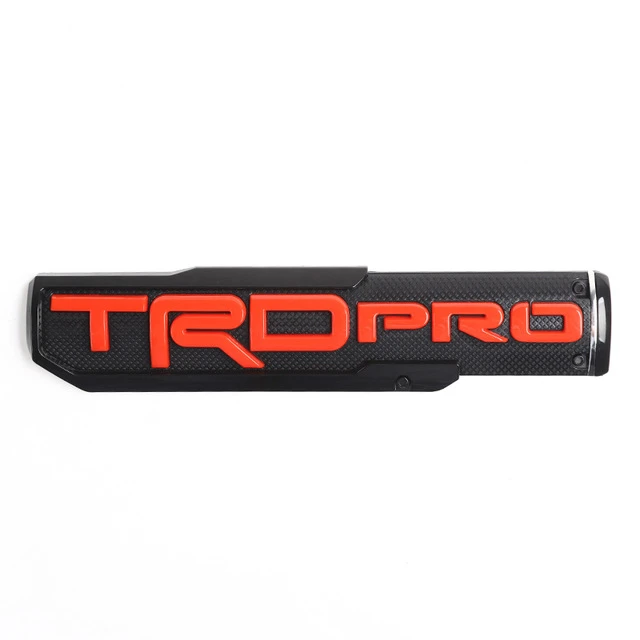 A 1 PC Автомобильные эмблемы MOPAI для Toyota ABS, эмблема TRD, наклейки на значок, Стайлинг для Toyota 4Runner для Toyota TUNDRA, автомобильные аксессуары - Цвет: A 1 PC