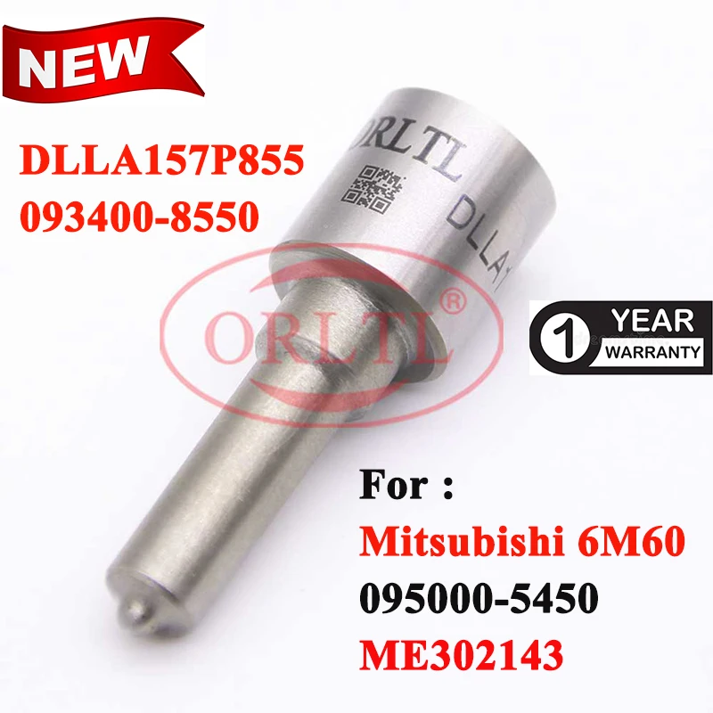 

DLLA157P855 Diesel Parts Injector Nozzle 093400 8550 Spray Nozzle DLLA 157P 855, DLLA 157 P855 For 095000-5450(ME302143)