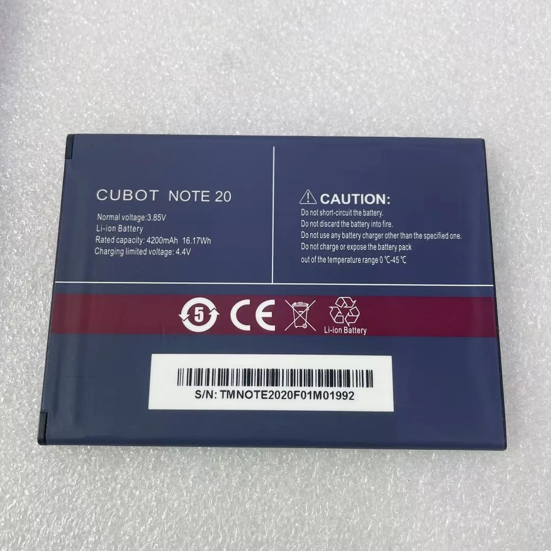 

100% Orginal 4200mAh Battery For Cubot Note 20 /Note 20 Pro Mobile Phone High Quality Replacement Batteries Bateria Batterij