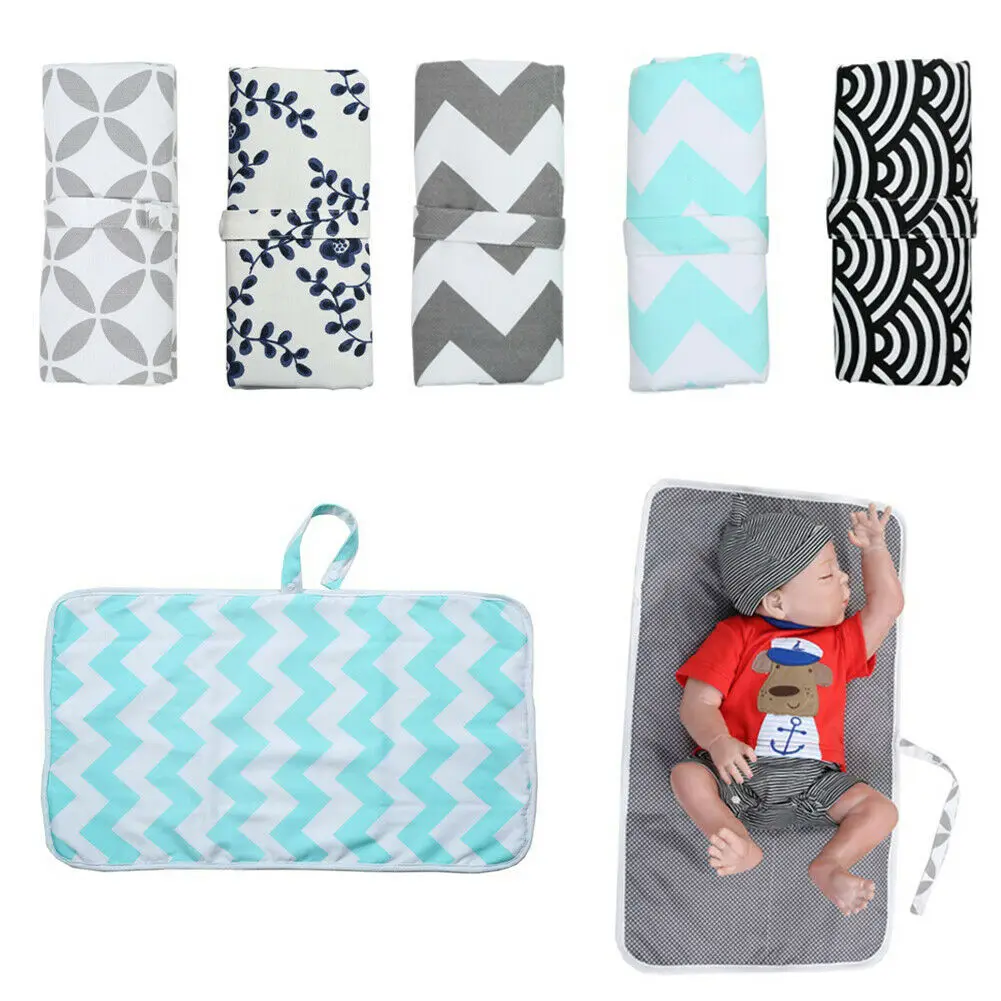 Newborn Baby Portable Foldable Washable Travel Nappy Diaper Play Changing Mat | Мать и ребенок