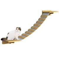 wall mounted cat ladder steps pet cat wall mount staircase climbing shelf w0