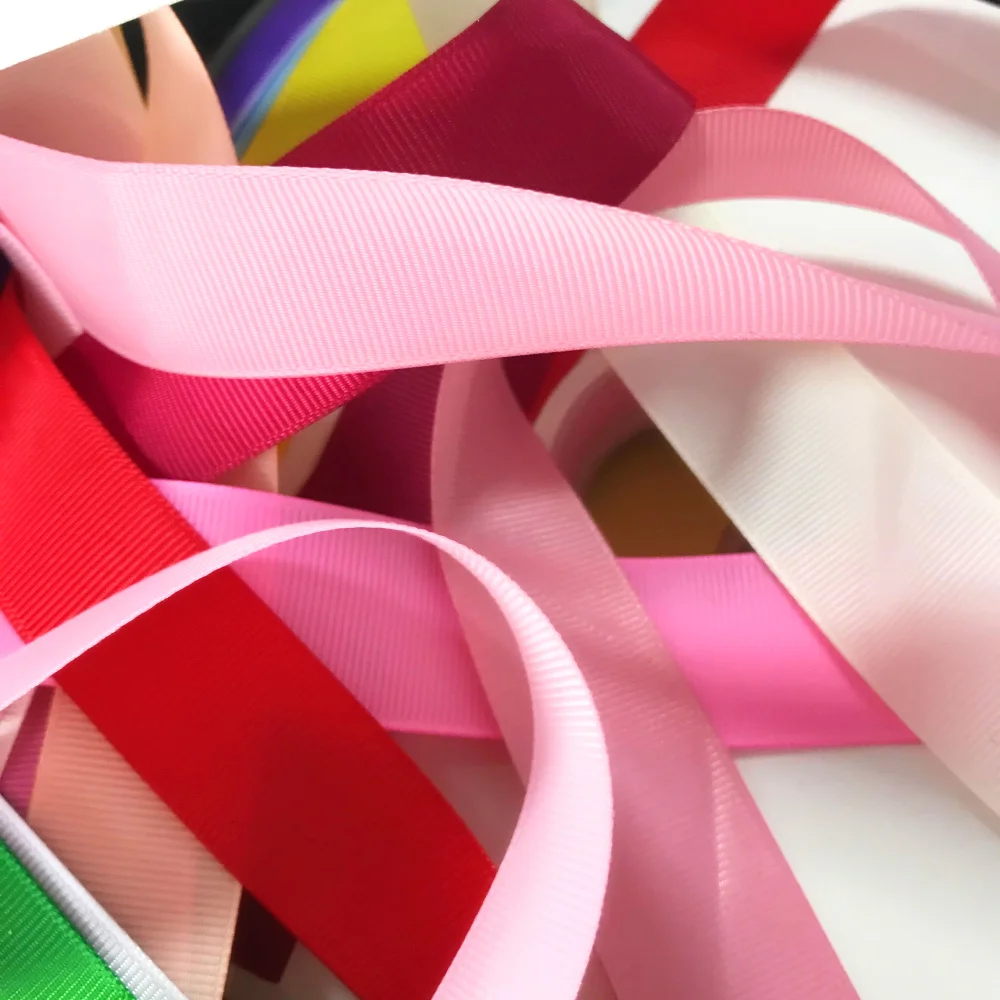 (10 ярдов/рулон) 1 &quotвысокое качество Grosgrain атласные ленты для свадьбы
