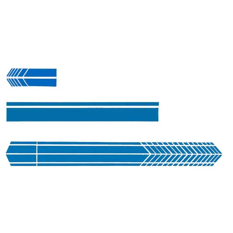 

New Auto Hood Stickers Body Decals Stripes Car Side Door Rearview Mirror Decal Stickers Set for Racing Car Accessories