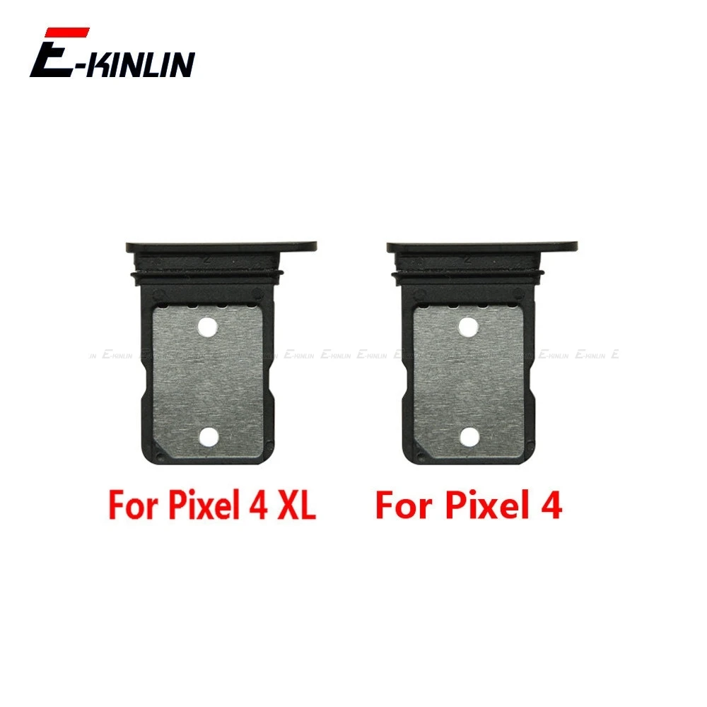 

10pcs\lot Sim Card Tray For Google Pixel 4 4a XL 5 Sim Holder Slot Replacement Parts