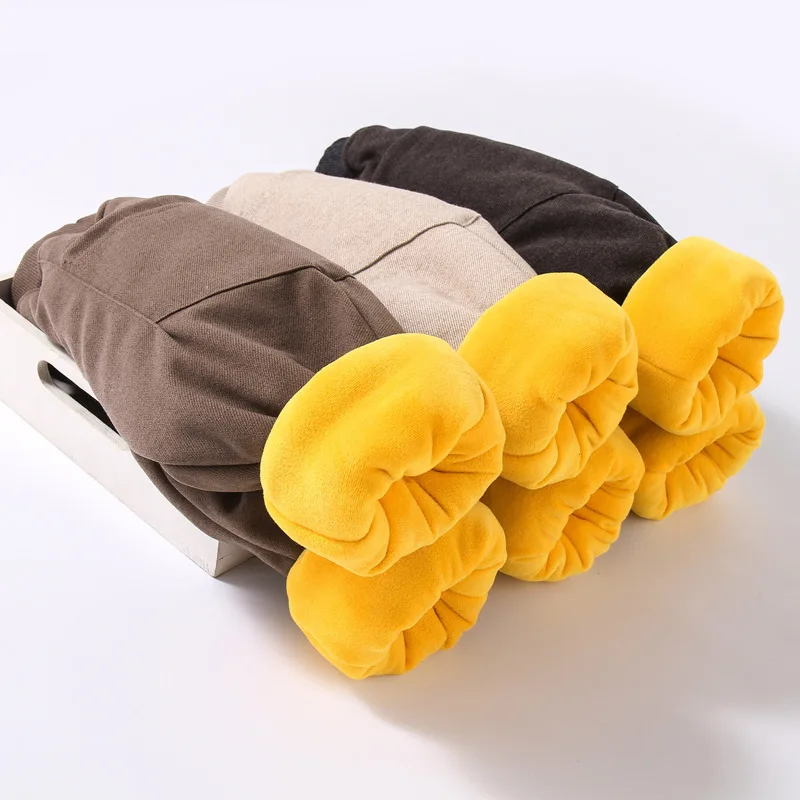 Джинсы для маленьких мальчиков детские брюки зимняя одежда штаны из плотного