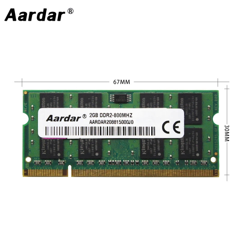 Память ОЗУ для ноутбука DDR2 2 Гб память DDR 667 МГц с случайным доступом RAM 800 Ram s
