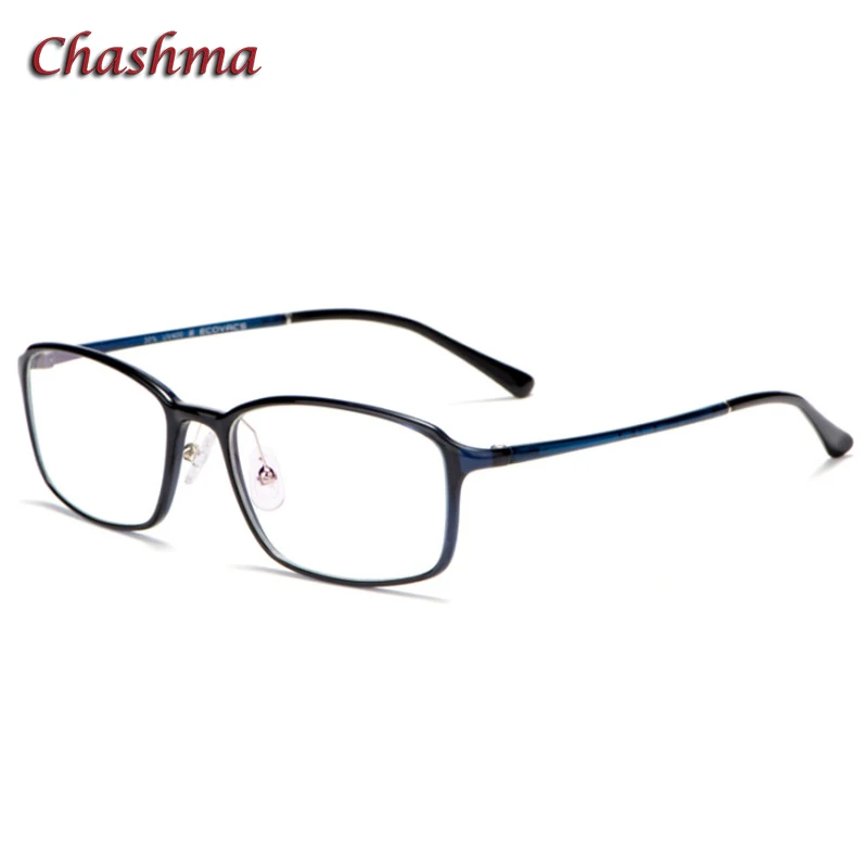 

Chashma Transparent Blue TR90 Frame Optical Eyewear Men Prescription Glasses Women Light Weight Spectacles for Teens