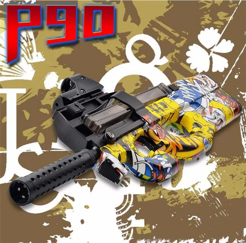 Электрический пистолет граффити P90 игрушечное оружие из CS Assault снайперская