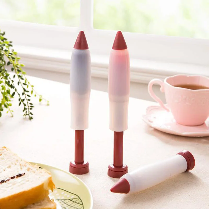 1 шт. пищевая ручка кондитерский крем шоколадный шприц силиконовая пластина для