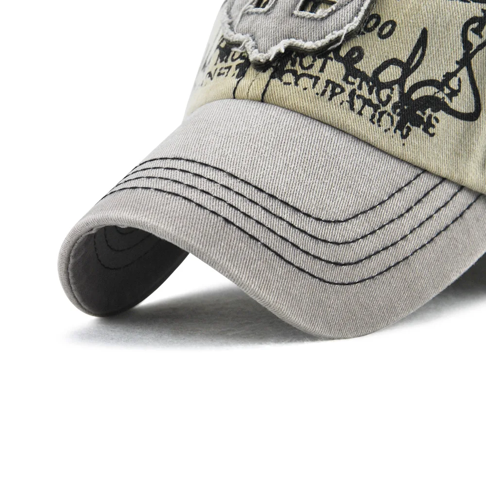 Бренд TOHUIYAN Регулируемая бейсбольная кепка для мужчин и женщин винтажные