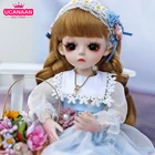 Кукла UCanaan шарнирная 30 см, 16, 18 шарнирных кукол с изменяемыми глазами для девочек, кукла с полный комплект одежды платьем, париком, обувью, игрушками под платье