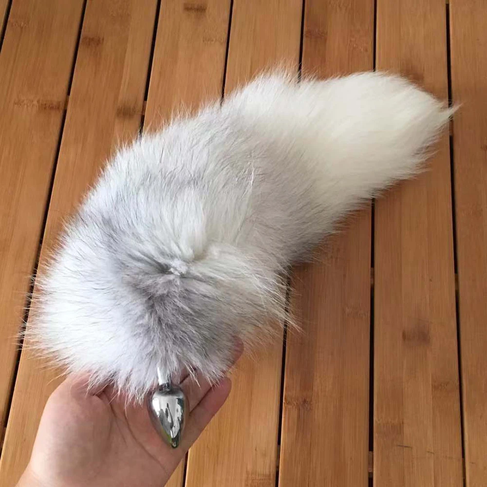 Дропшиппинг Fanala реальный лисий хвост искусственная игрушка Анальная пробка
