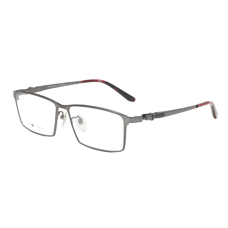 Мужские очки с оправой из чистого титана Logorela модные мужские квадратные