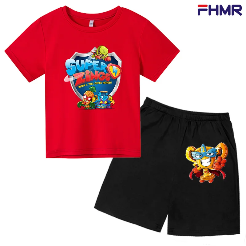 

T-shirt Baby Cotton Short-sleeved Clothes + Shorts Baby Toddler Boy Clothes Suit Children Big Boy Boy Suit