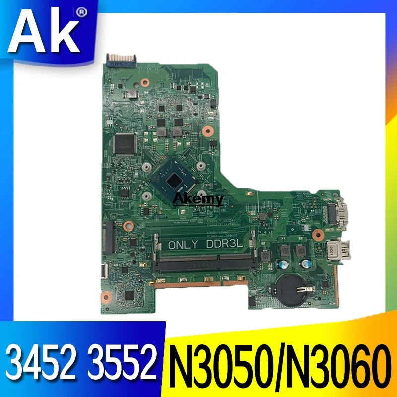 

CN-0PW4MN PW4MN mainboard For DELL INSPIRON 3452 3552 laptop motherboard Iris BSW MB 14279-1 PWB:896X3 N3050/N3060 NOTEBOOK PC
