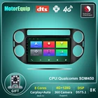 Автомагнитола для Volkswagen VW Tiguan NF 2010-2016, 2DIN, Android, мультимедийный плеер, DSP-навигация, GPS, Carplay