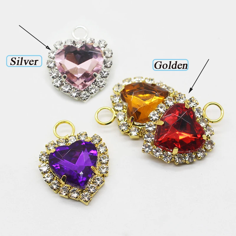 10 шт./лот корейские ювелирные аксессуары Персиковое сердце коготь сверлильный