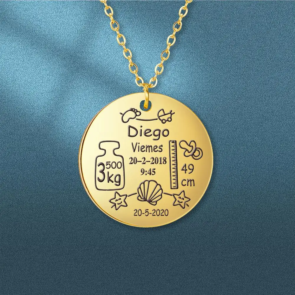 Моя форма искусственное ожерелье на заказ детское с весом для рождения детский