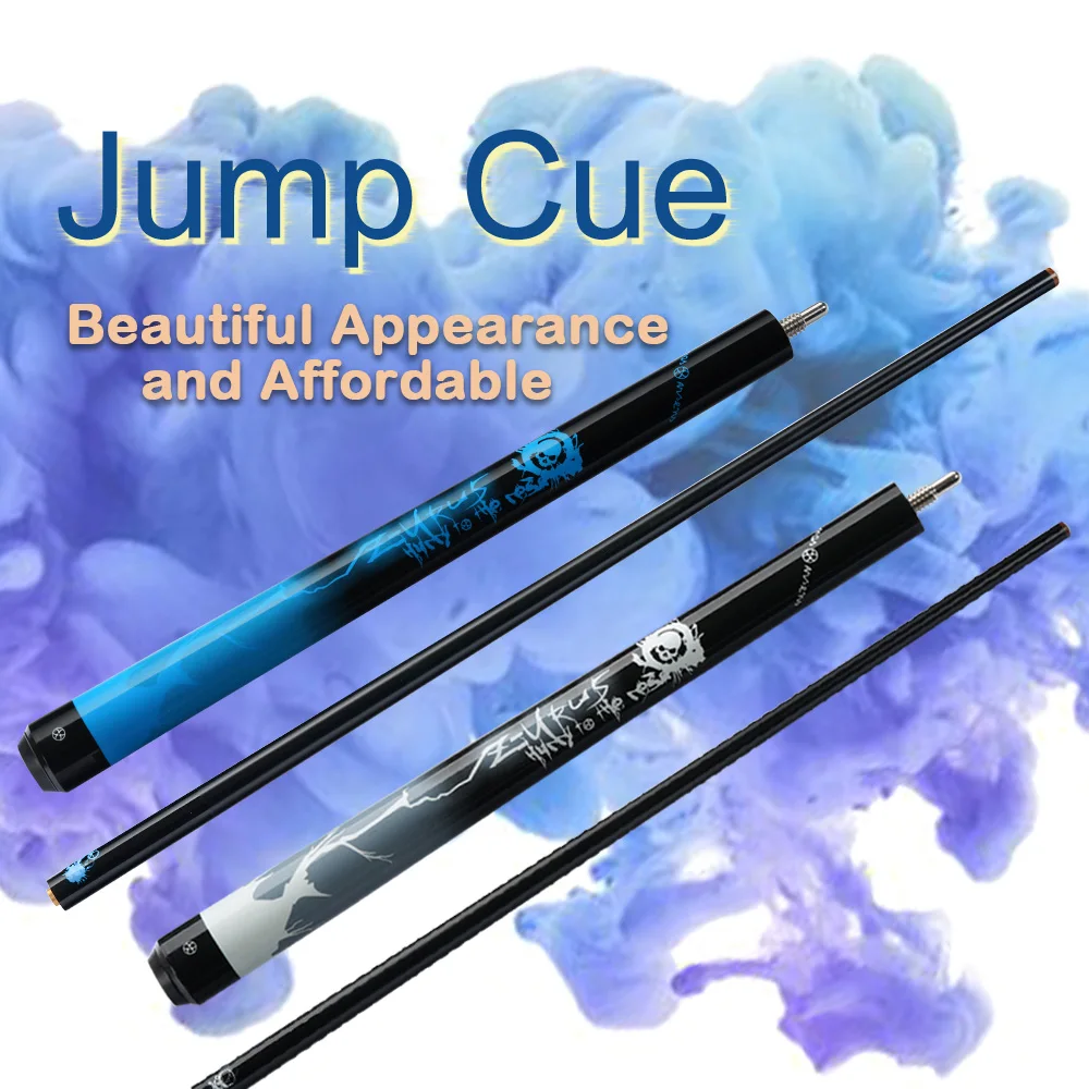 

POINOS Jump Cue Carbon Maple Shaft 13MM Tip 108 CM Billiards Cue Professional Handmade Exquisite Durable Billiard Stick Kit
