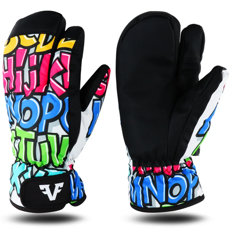 Зимние теплые лыжные перчатки для сноуборда мужчин женщин молодежи и детей