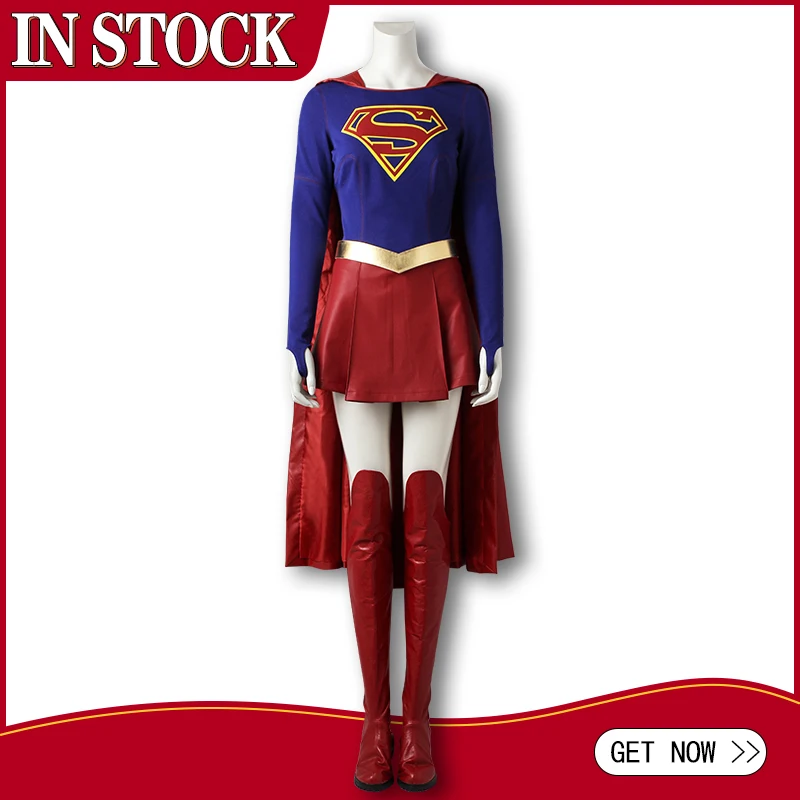 Костюм супердевушки Kara Zor-El Danvers комбинезон для косплея красивое платье для девочек супергерой Хэллоуин Карнавальный наряд на заказ