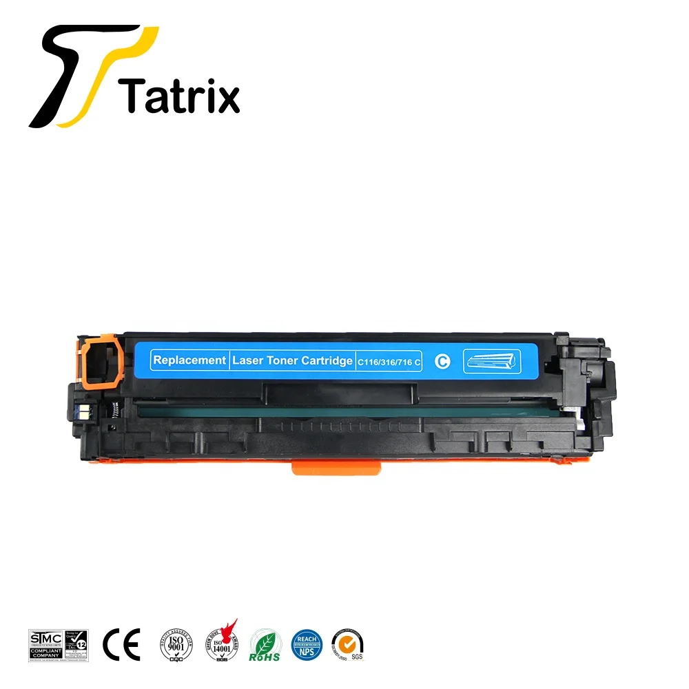 Tatrix CRG116 CRG316 CRG716 Совместимый лазерный цветной тонер картридж для Canon MF8050CN принтер