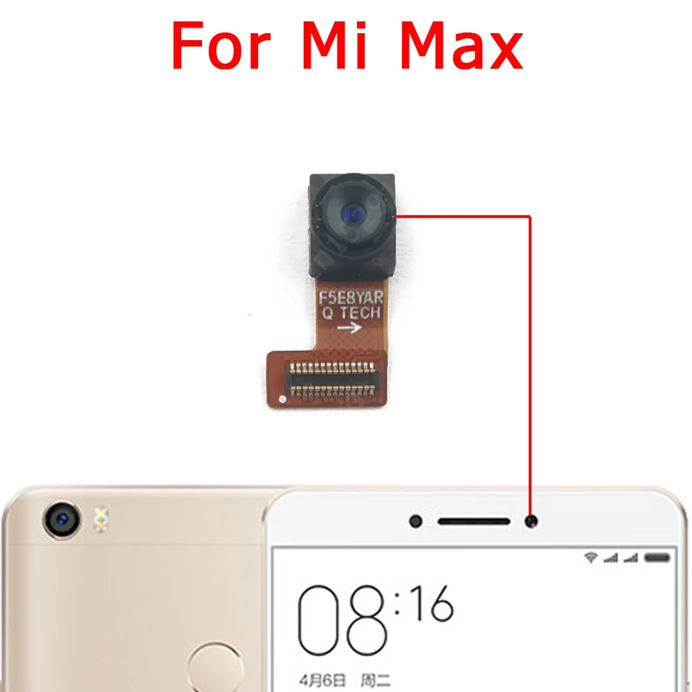 

Original Front Rear Back View Camera For Xiaomi Mi Max Main Backside Facing Frontal Camera Module Flex Replacement Spare Parts