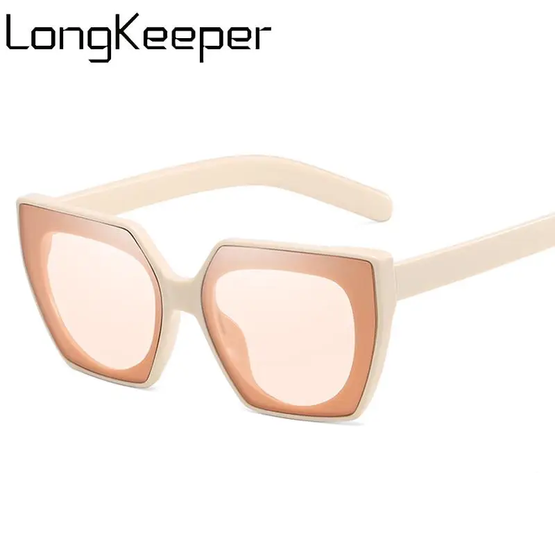 

Женские солнцезащитные очки кошачий глаз, брендовые дизайнерские ретро-очки большого размера, женские черные очки UV400 2020