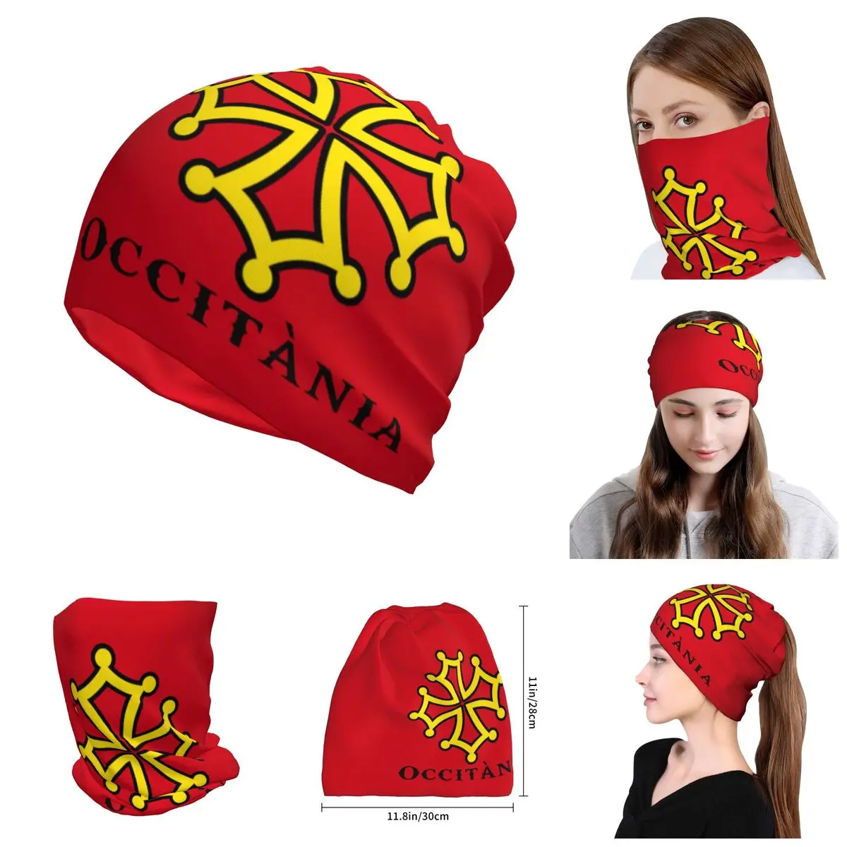 

Bonnet Hats hip hop Croix Occitane Pays D'oc Occitanie Essential casquette Funny Graphic Unisex R273 Knitting Hat