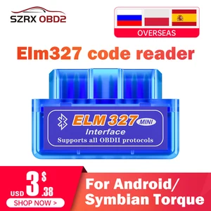 OBD2 сканер ELM327 V2.1 V1.5 Bluetooth-совместимый OBD2 диагностический инструмент для Android Torque ELM327 автомобильные аксессуары считыватель кодов