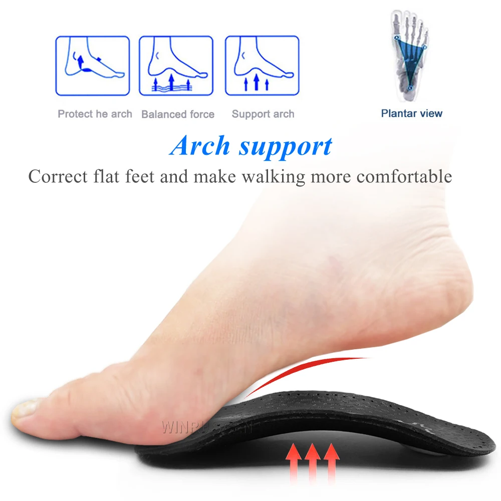 Стельки ортопедические на кожу 4 длины для мужчин и женщин | Обувь