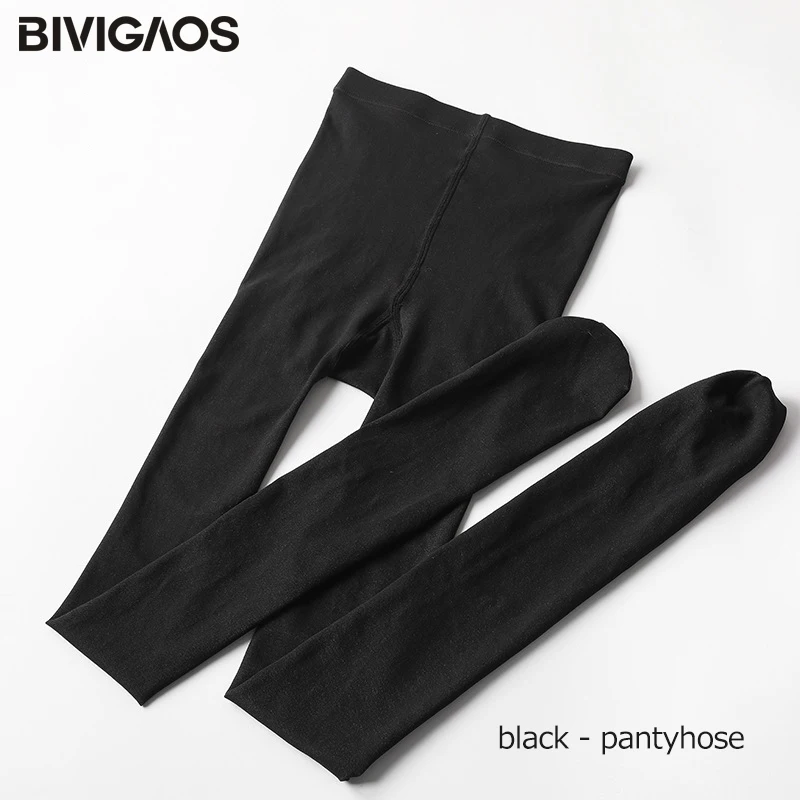 Black-pantyhose BIVIGAOS осенние зимние тонкие дышащие женские колготки сексуальные Серые колготки прозрачные облегающие леггинсы Сексуальные колготки Леггинсы - Цвет: Black-pantyhose