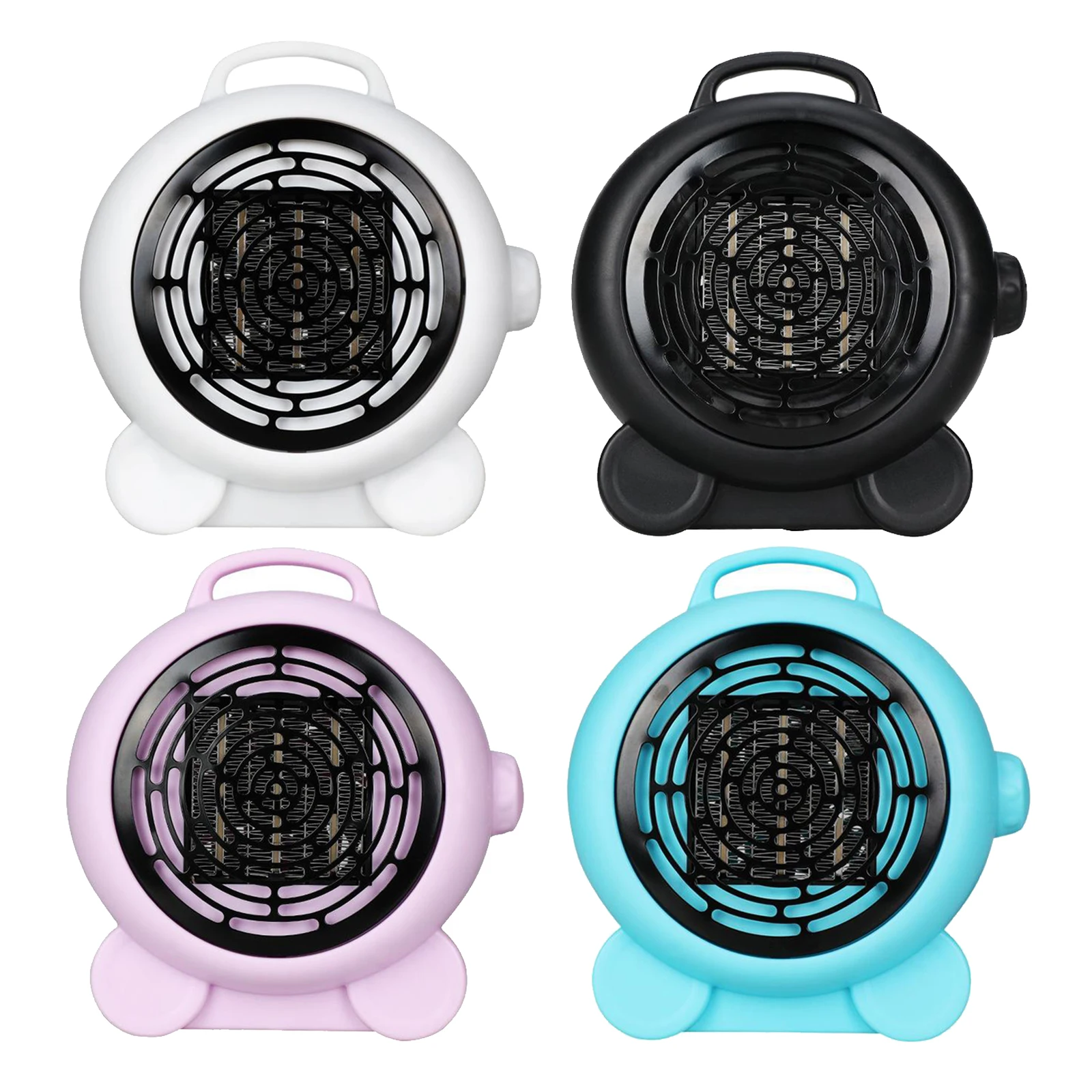 

Compact Fan Space Heater Portable Fast Quiet Heating Electric Personal Overheat Protection for Small Office Desk Home Indoor